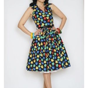 Bernie Dexter Black Palette Paint Mari Dress - Size XL